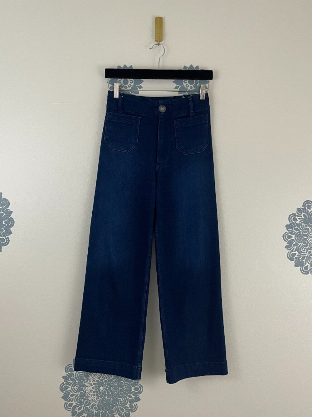 Anthropologie Pilcro The Skipper High-Rise Wide-Leg Jeans Size 24